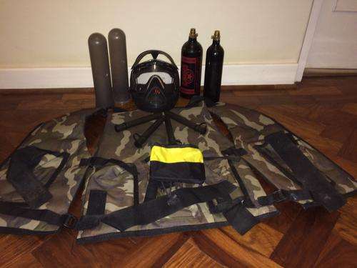 Complete Paintball Kit - 1 Handgun and 1 Rifle plus accessories**